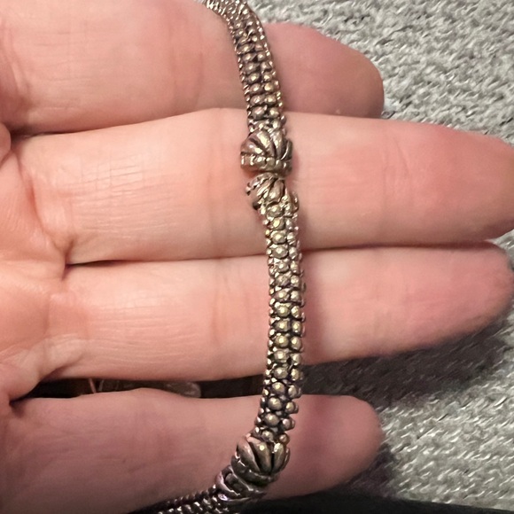 Nanette Lepore NWT Black Key Holder wristlet wallet & vintage bracelet added - Picture 2 of 7